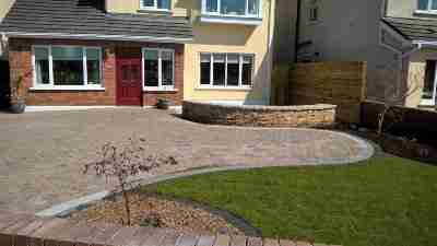 Front Garden Patio & Driveway Redesign Wellesley Manor, Bettystown, co.Meath