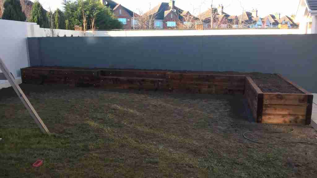 Raised Larch Sleeper Bed & Seating, Auburn Ave Colpe, Co.Meath
