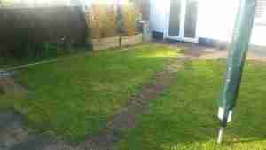 Image of garden path before