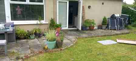 Image of old sandstone patio